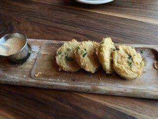 The best fried green tomatoes I've ever eaten