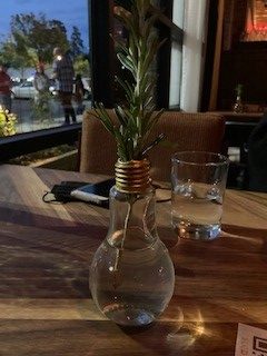 Cute rosemary table decoration